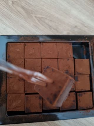 연말/새해선물 동물성 지방 NO 맛있는 비건 생초콜릿 카카올라다크 생초콜릿 — 5점을 준 리뷰어가 2021년 10월 올린 사용 사진
