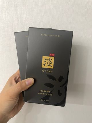 담소은 자극없는 무알콜 휴대용 한방가글 스틱 가글담 — 4점을 준 리뷰어가 2022년 8월 올린 사용 사진