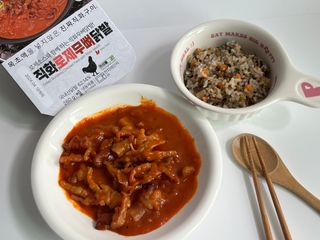 [닭집아들 신제품] 직화무뼈국물닭발 & 직화로제무뼈닭발 — 5점을 준 리뷰어가 2023년 5월 올린 사용 사진