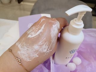 AYU25[아유트웬티파이브]피부 진정, 보습 와일즈 로즈 핸드워시 — 5점을 준 리뷰어가 2021년 5월 올린 사용 사진