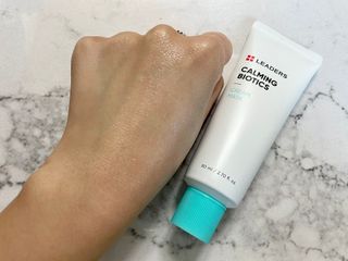 리더스코스메틱 리더스 카밍 바이오틱스 크림 마스크 — 4점을 준 리뷰어가 2021년 2월 올린 사용 사진