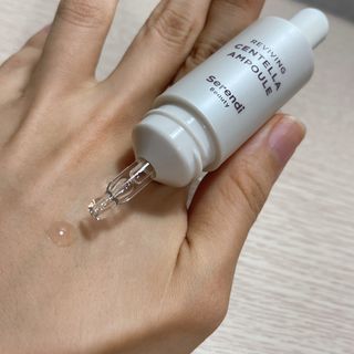 세렌디뷰티 리바이빙 센텔라 앰플 — 2점을 준 리뷰어가 2021년 9월 올린 사용 사진