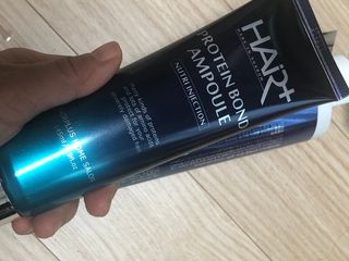 헤어플러스 단백질탈모샴푸 500ml+단백질본드앰플 145ml — 5점을 준 리뷰어가 2021년 3월 올린 사용 사진