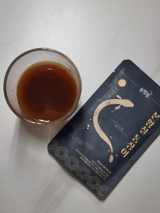 [비린내 완벽제거] 본황칠 통장어 국내산 장어즙 아르기닌 2800mg 장어즙효능 기력보강 — 5점을 준 리뷰어가 2022년 8월 올린 사용 사진