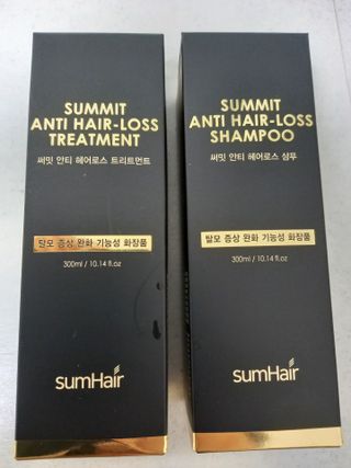썸헤어 / SUMHAIR 썸헤어  써밋 안티 헤어로스 샴푸+트리트먼트 — 5점을 준 리뷰어가 2021년 5월 올린 사용 사진
