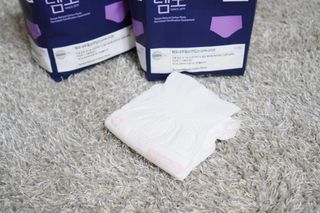 프리 [템포] 패드 내추럴순면 입는 오버나이트 5P * 2개 — 4.5점을 준 리뷰어가 2024년 5월 올린 사용 사진