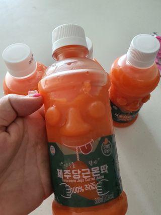 탐라원 무농약 당근과즙으로 건강한 당근주스, 당근몬딱주스 — 4점을 준 리뷰어가 2021년 8월 올린 사용 사진