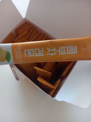 참앤들황토농원 7가지 맛! 탄산 톡톡! 스파클링! 데이앤 콤부차 7종 10포 1박스씩 ★총 7박스★ — 5점을 준 리뷰어가 2023년 2월 올린 사용 사진