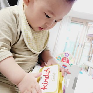 킨도 아기 물티슈 골드 일반형 — 4점을 준 리뷰어가 2021년 9월 올린 사용 사진