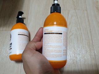 썸헤어 / SUMHAIR 썸헤어 실크 볼륨 샴푸+트리트먼트 프룻자스민티 — 5점을 준 리뷰어가 2021년 7월 올린 사용 사진