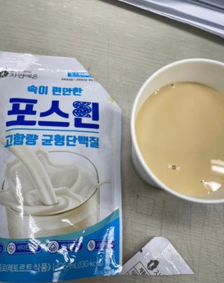 자연에온 마시는 프로틴 고함량 균형단백질 음료 포스틴 125ml 10개입 1BOX — 4.5점을 준 리뷰어가 2021년 5월 올린 사용 사진