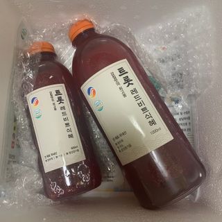 트롯전통식혜 트롯레드비트식혜 1리터 +500리터 — 5점을 준 리뷰어가 2021년 5월 올린 사용 사진