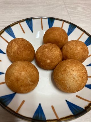 가치식탁 리얼쫀득치즈볼 — 5점을 준 리뷰어가 2021년 2월 올린 사용 사진