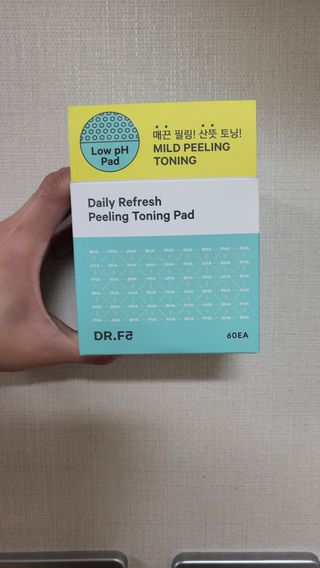 닥터에프파이브 데일리 리프레쉬 필링 토닝 패드 60매 — 5점을 준 리뷰어가 2022년 6월 올린 사용 사진