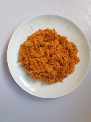 [푸딩팩토리] 요잇조잇 닭갈비 닭가슴살/김치 닭가슴살 곤약볶음밥 2종 (김치볶음밥 2개 닭갈비 볶음밥 1개) — 5점을 준 리뷰어가 2022년 8월 올린 사용 사진