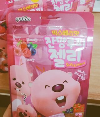[팔도] 잔망루피젤리 믹스베리맛 42g 8개 — 5점을 준 리뷰어가 2022년 2월 올린 사용 사진