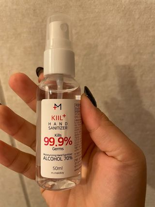 [엠메이데이] 그린티 피톤치드 감쪽같이 500ml + 손소독액 50ml — 4점을 준 리뷰어가 2022년 2월 올린 사용 사진