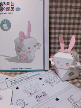 움직이는 종이로봇 - 로빗 로얄버전 움직이는 종이 로봇 - 로빗 — 5점을 준 리뷰어가 2021년 2월 올린 사용 사진
