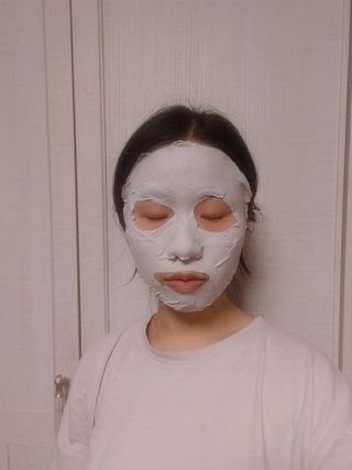 아이디플라코스메틱 페이스핏 플라스터 마스크 _ 리뉴얼 — 4점을 준 리뷰어가 2021년 6월 올린 사용 사진