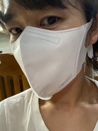 끌린에르 스포츠 귀편한 새부리형 마스크 (뉴컬러포함) — 5점을 준 리뷰어가 2022년 5월 올린 사용 사진