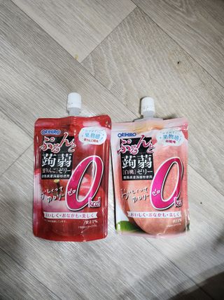 ORIHIRO 오리히로 곤약젤리 제로칼로리 130g 4종 4팩(맛별로 1팩씩) — 5점을 준 리뷰어가 2022년 12월 올린 사용 사진