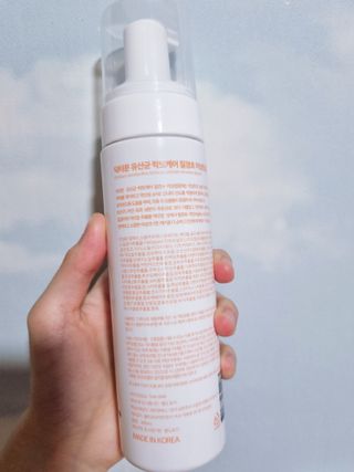 MF프리 [닥터문] 유산균 락토케어 질경초 여성청결제 200ml (폼타입) — 5점을 준 리뷰어가 2022년 6월 올린 사용 사진