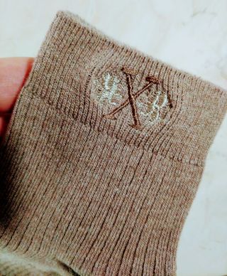 [사이즈가 있는 양말 필로이] 남/여 골지 발목 양말 4족 세트 남【S, M, L, XL】여【S, M, L】_컬러 랜덤 — 5점을 준 리뷰어가 2022년 6월 올린 사용 사진