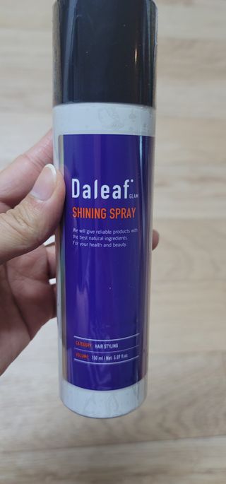 달리프 글램 샤이닝 스프레이 150ml — 5점을 준 리뷰어가 2021년 2월 올린 사용 사진