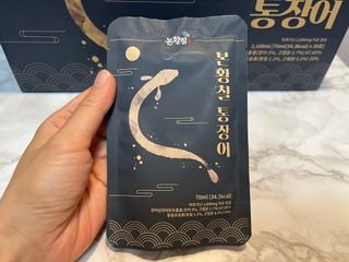 [비린내 완벽제거] 본황칠 통장어 국내산 장어즙 아르기닌 2800mg 장어즙효능 기력보강 — 5점을 준 리뷰어가 2022년 8월 올린 사용 사진