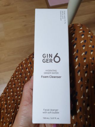 GINGER6 하이드레이팅 진저 워터 폼클렌징 — 5점을 준 리뷰어가 2021년 10월 올린 사용 사진