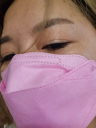 건강누리인터내셔날 (마스크 특집) 7DAYS 컬러마스크 (컬러7매)+ KMC 프리미엄 덴탈마스크(50매) — 5점을 준 리뷰어가 2022년 7월 올린 사용 사진