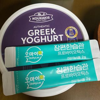 [유산균] 오마이락 장편한습관 프로바이오틱스 30P — 5점을 준 리뷰어가 2022년 11월 올린 사용 사진