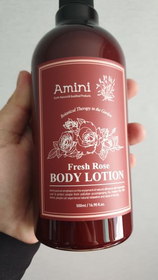 아미니 플라워테라피 바디로션  500ml 시리즈 — 4점을 준 리뷰어가 2021년 4월 올린 사용 사진