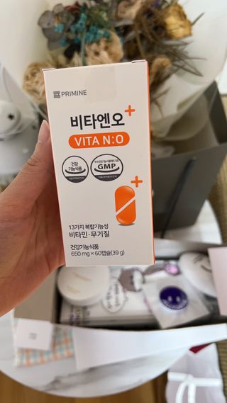 프리마인 성큼다가온 봄, 이너뷰티를 챙겨야 피부도 화사하게, 컨디션도 활기차게. 흡수율을 높인 고효율 비타민. — 5점을 준 리뷰어가 2022년 8월 올린 사용 사진