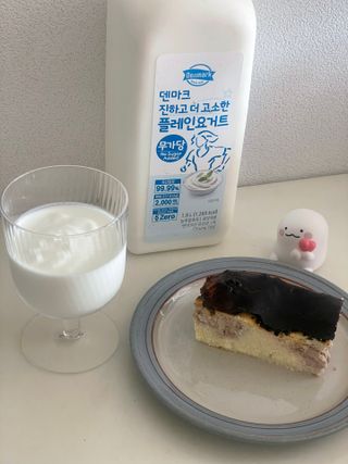 *구매평_[덴마크] 진하고 더 고소한 무가당 플레인 요거트 1.8L — 5점을 준 리뷰어가 2025년 10월 올린 사용 사진