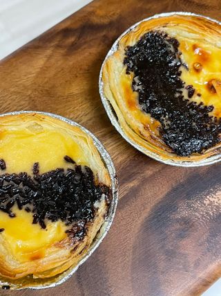 디앙뜨 포르투갈 에그타르트 오리지널 맛+패션후르츠+초콜릿타르트 맛 중 택1 — 5점을 준 리뷰어가 2021년 8월 올린 사용 사진