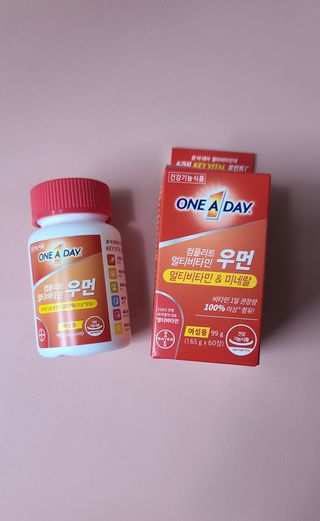 [원어데이] 미국판매 1위 멀티비타민, 하루 한 알로 최대 21가지 비타민과 미네랄을 한번에~ — 5점을 준 리뷰어가 2021년 10월 올린 사용 사진