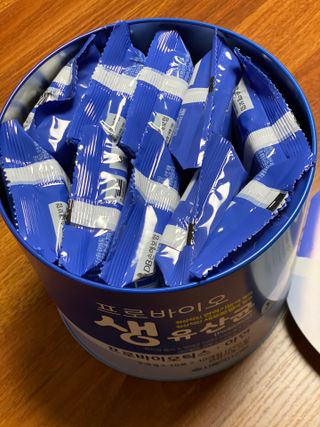 서울약사신협_프로바이오생유산균_2.5G x 100포 — 5점을 준 리뷰어가 2021년 6월 올린 사용 사진