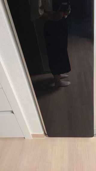 다운블로우 7부 8부 버뮤다 루즈핏 트레이닝 투라인 와이드 반바지  ACC SS1010 — 5점을 준 리뷰어가 2025년 7월 올린 사용 사진