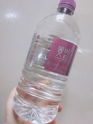 몽베스트 MONTBEST 1L 12입 — 5점을 준 리뷰어가 2022년 2월 올린 사용 사진
