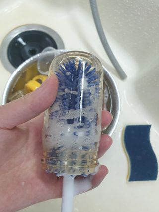 에티튜드 천연 젖병세정제 무향 아토베이비 폼타입 (295ml) 천연 친환경 비건 — 5점을 준 리뷰어가 2022년 8월 올린 사용 사진