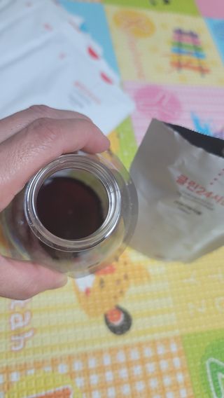 클린24시간 1BOX(5포) + 전용보틀(500ml) — 5점을 준 리뷰어가 2023년 6월 올린 사용 사진
