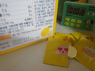 일동제약 마이니 마이니 생생톡톡비타C — 5점을 준 리뷰어가 2021년 2월 올린 사용 사진