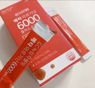 메타아르기닌 GC녹십자웰빙 메타 아르기닌 6000 플러스 오르니틴 — 5점을 준 리뷰어가 2022년 6월 올린 사용 사진