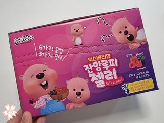 [팔도] 잔망루피젤리 믹스베리맛 42g 8개 — 5점을 준 리뷰어가 2022년 1월 올린 사용 사진