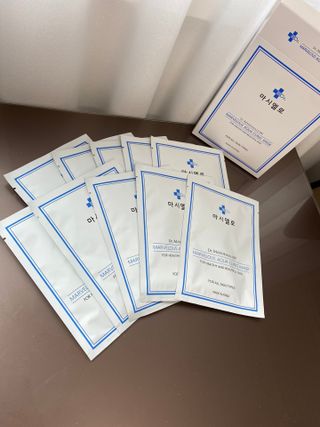 닥터마시멜로 닥터마스멜로 마블러스 아쿠아 클리닉 마스크 — 5점을 준 리뷰어가 2021년 6월 올린 사용 사진