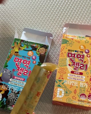 다나음 셀렌에 빠진 아연면역젤리 열대과일맛+사과맛 — 4점을 준 리뷰어가 2023년 8월 올린 사용 사진