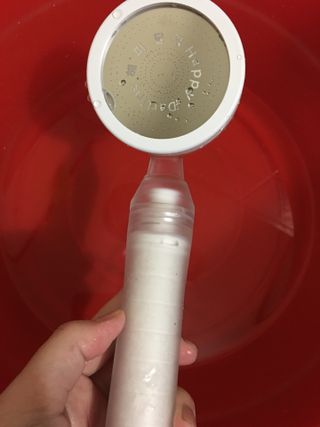 해피달링 약산성 비타민 샤워기 — 5점을 준 리뷰어가 2023년 2월 올린 사용 사진