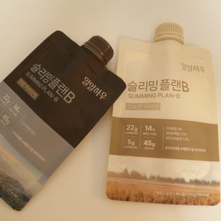 일일하우 슬리밍 플랜B 고소한 귀리맛, 진한 카카오맛 (체중조절식) — 5점을 준 리뷰어가 2023년 7월 올린 사용 사진