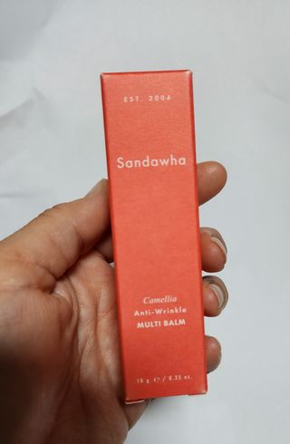 스킨큐어 산다화 카멜리아 안티 링클 멀티밤 — 5점을 준 리뷰어가 2023년 1월 올린 사용 사진